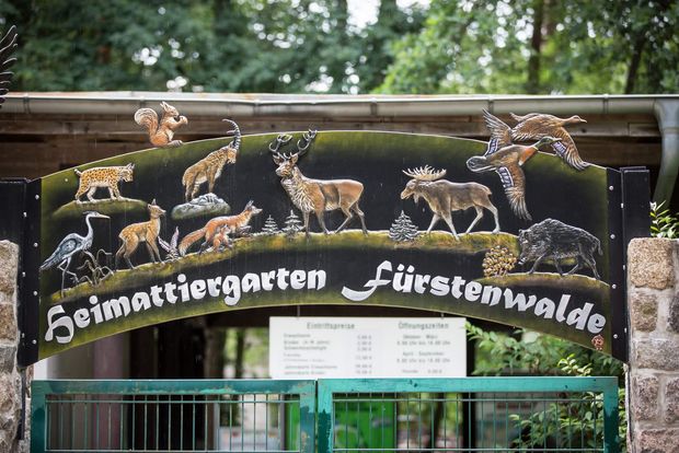 Eingangsportal des Heimattiergarten Fürstenwalde